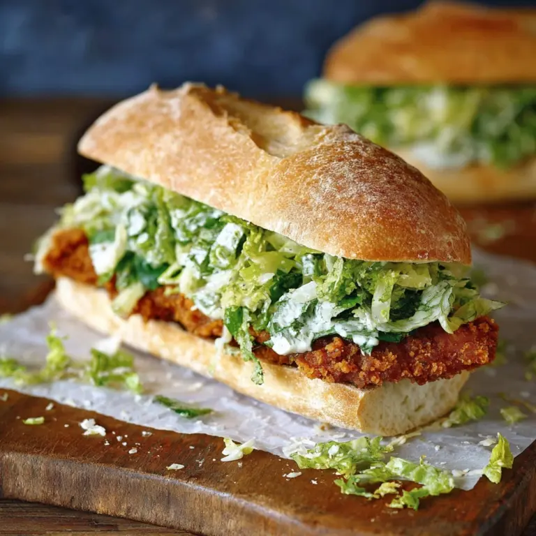 Crispy Chicken Caesar Sandwich Recipe