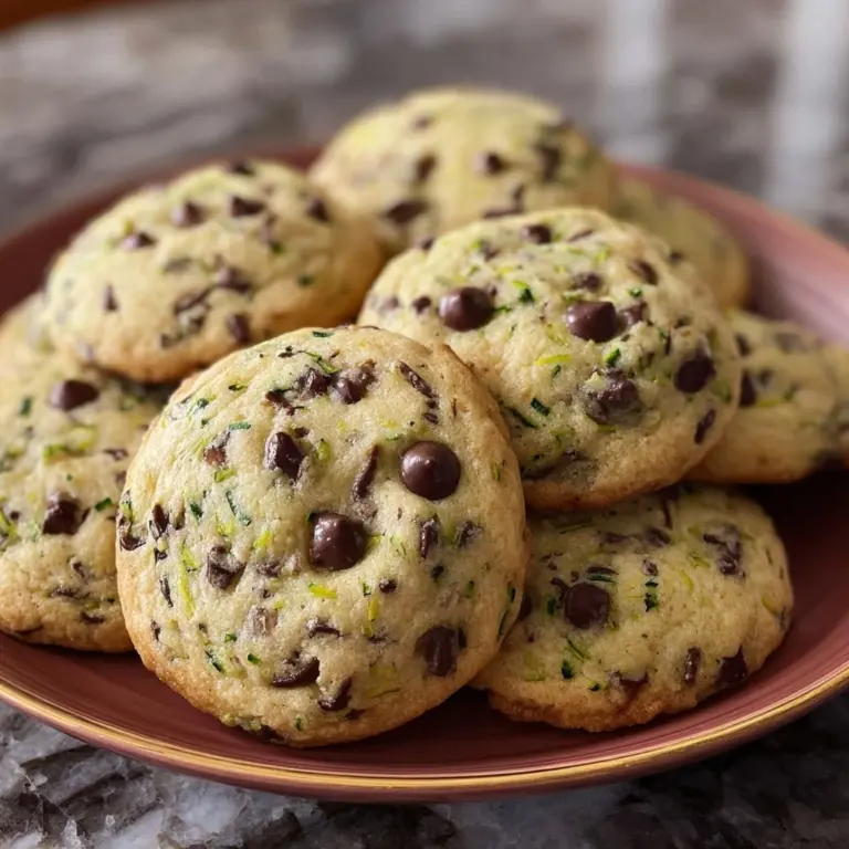 Soft Zucchini Cookies with Chocolate Chips Recipe