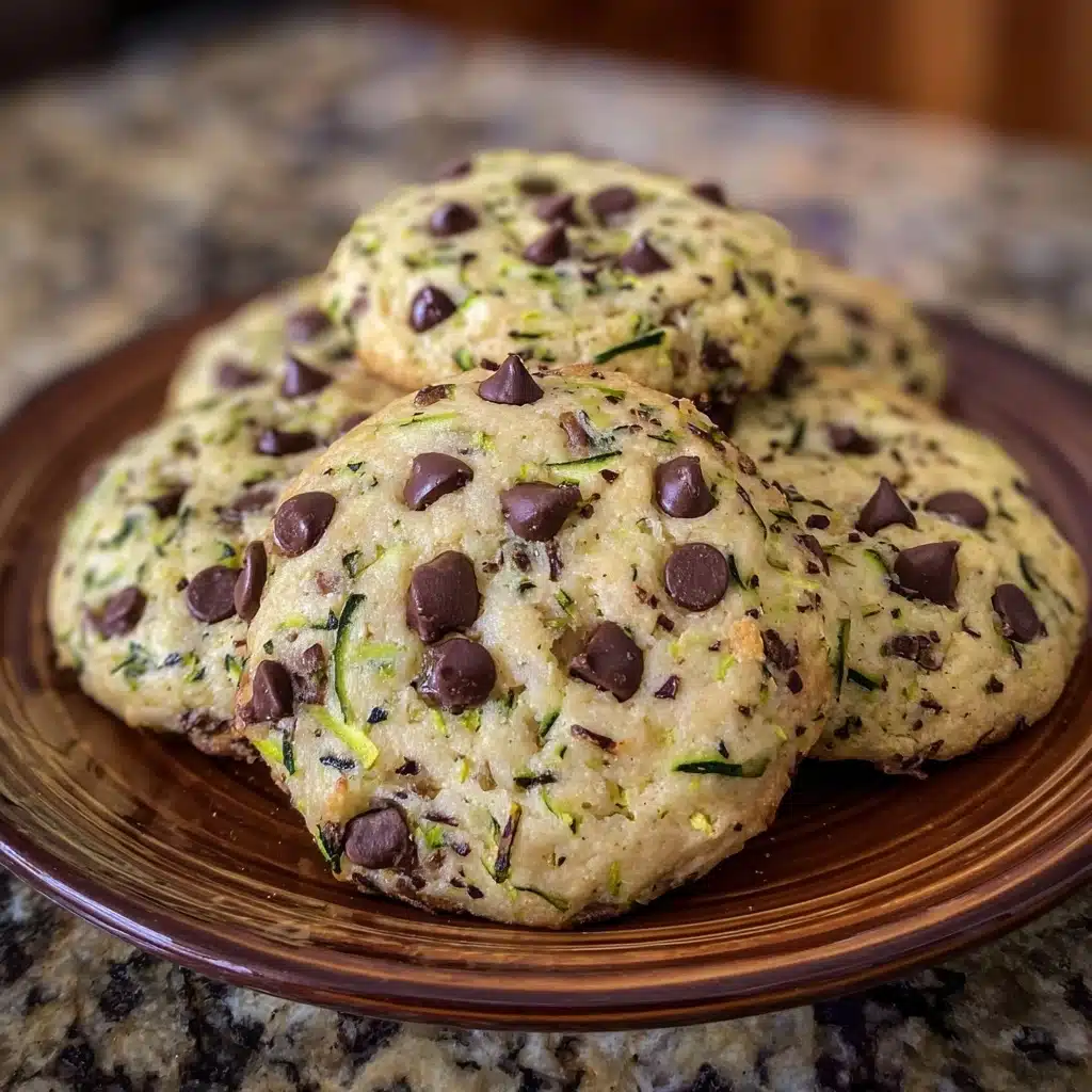 Soft Zucchini Cookies with Chocolate Chips Recipe - Recipe Image