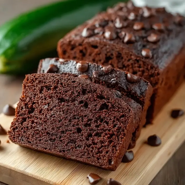 Indulgent Chocolate Zucchini Bread with Sour Cream Recipe