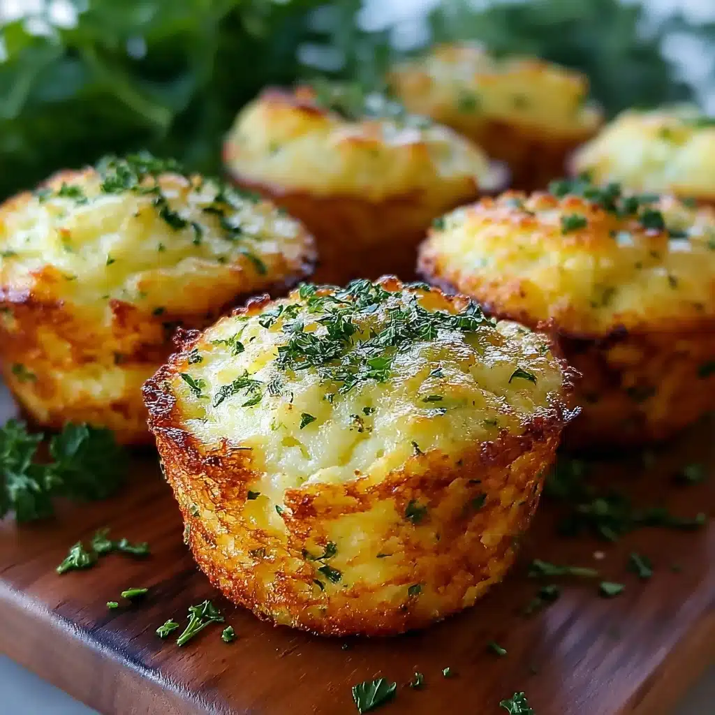 Crispy Parmesan Zucchini Muffins Recipe - Recipe Image