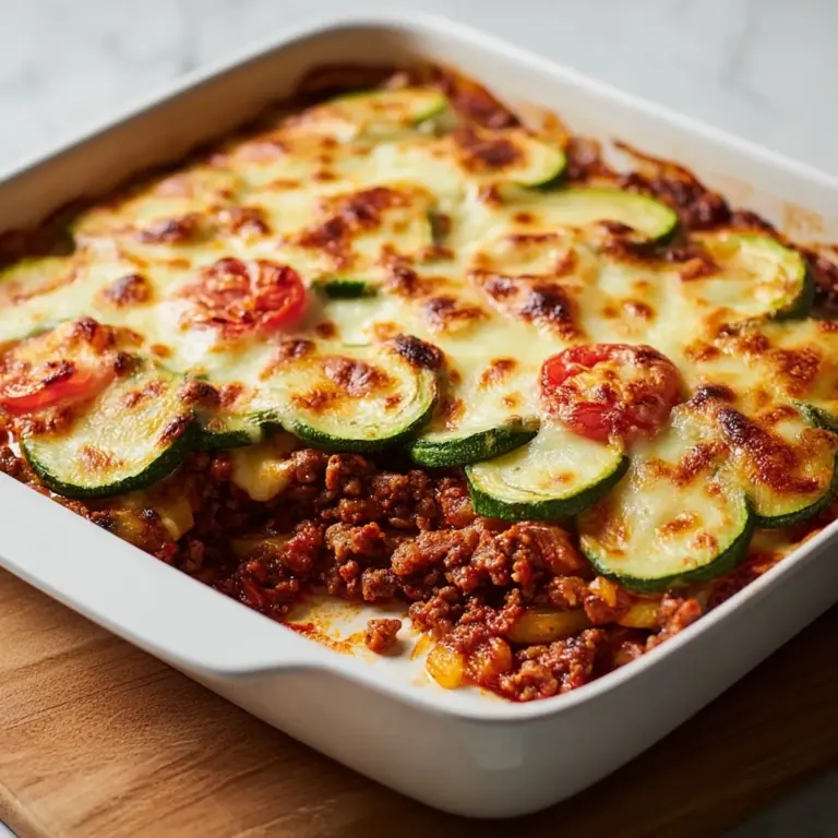 Ground Beef Zucchini Recipe
