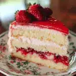 Strawberries and Cream Cake Recipe