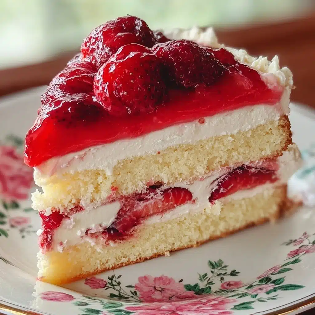 Strawberries and Cream Cake Recipe