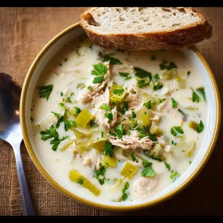 Cream of Chicken & Leek Soup Recipe