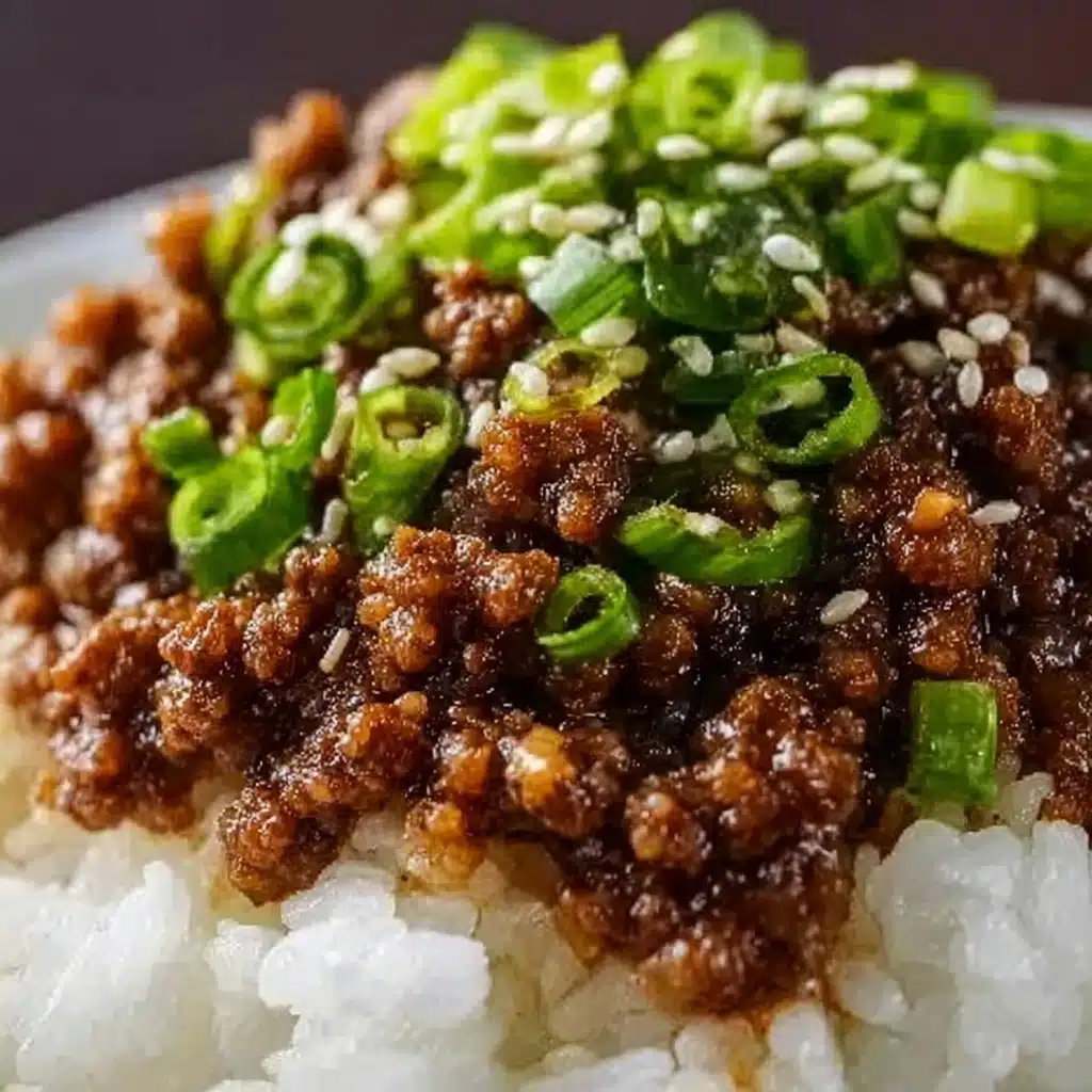 Korean Ground Beef Bowl Recipe - Recipe Image
