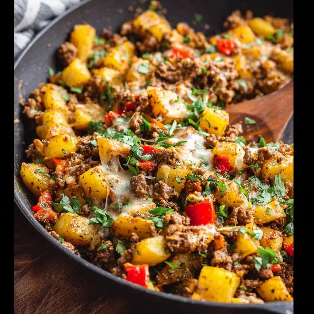 Mexican Ground Beef and Potato Skillet Recipe - Recipe Image