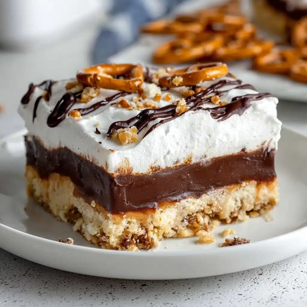 Peanut Butter Pretzel Pie Recipe - Recipe Image