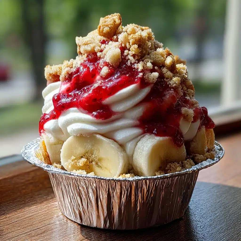 Strawberry Crunch Banana Pudding Recipe - Recipe Image