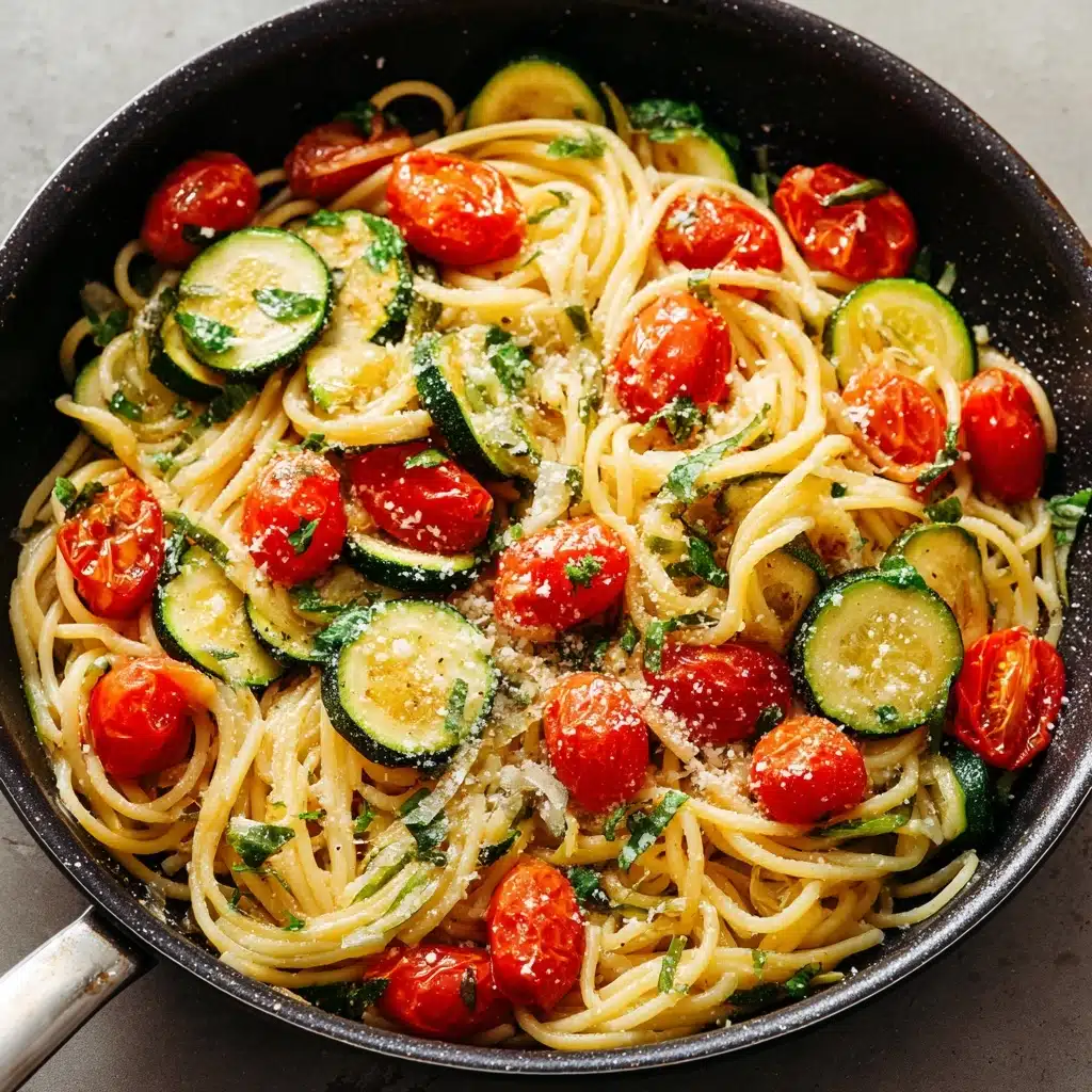Healthy Tomato Zucchini Pasta Recipe
