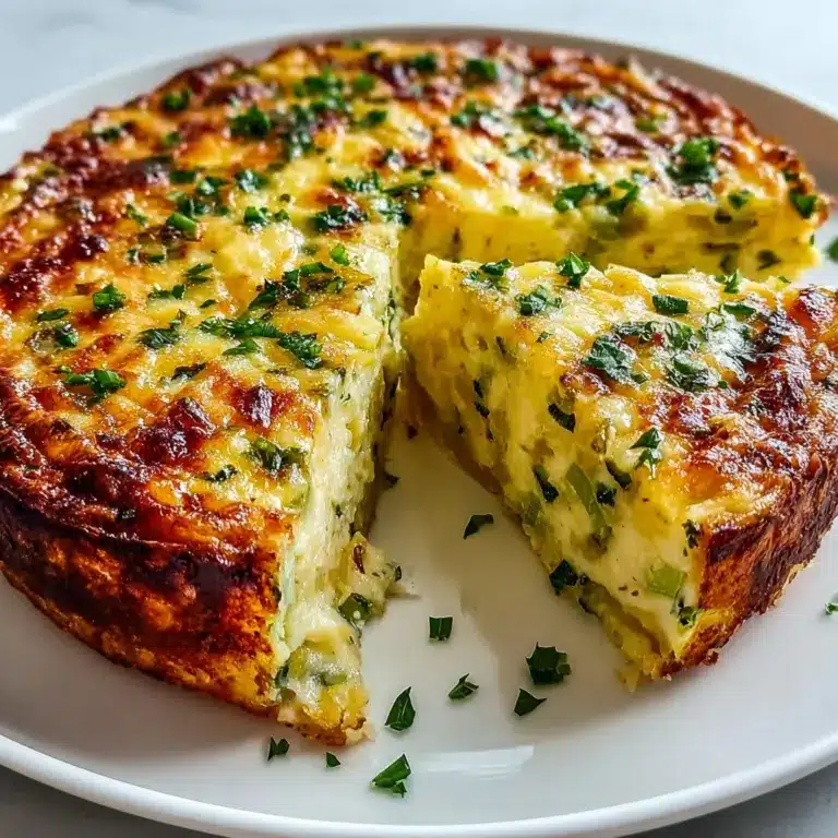 Cheesy Baked Zucchini Slice for a Savory Homemade Treat Recipe