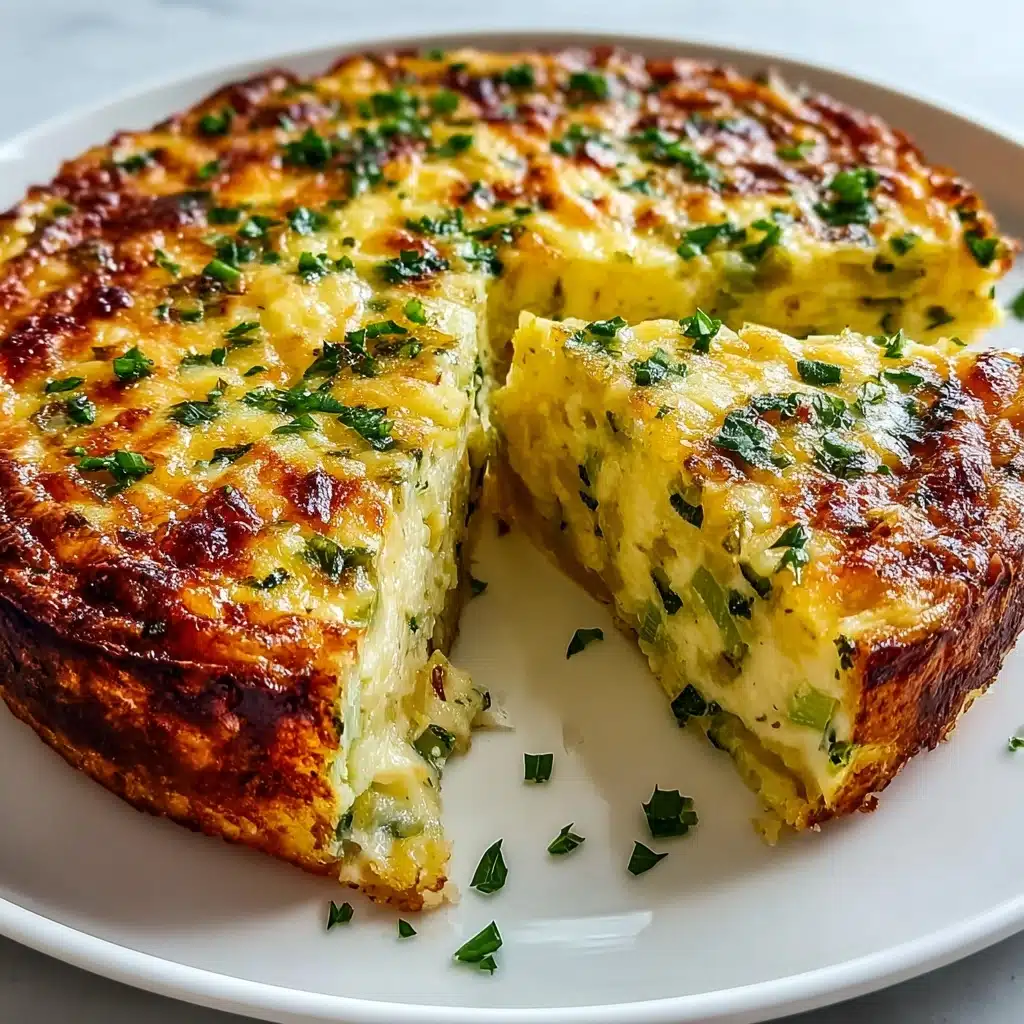 Cheesy Baked Zucchini Slice for a Savory Homemade Treat Recipe - Recipe Image