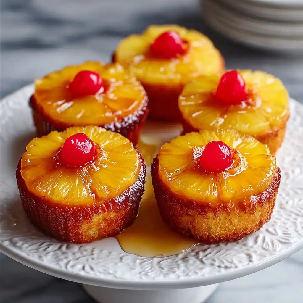Pineapple Upside Down Cupcakes Recipe - Recipe Image