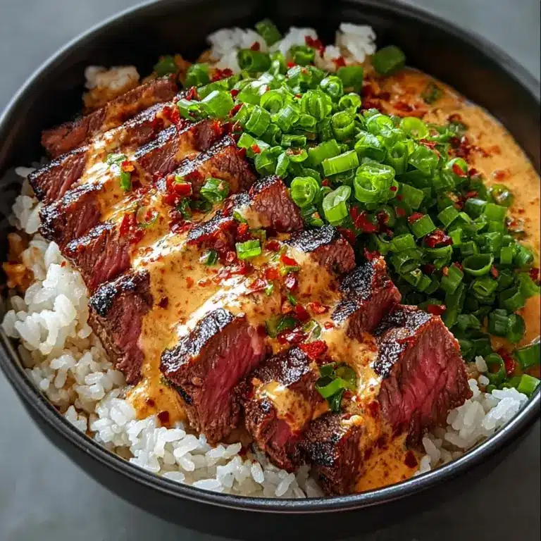 Korean BBQ Steak Bowls Recipe