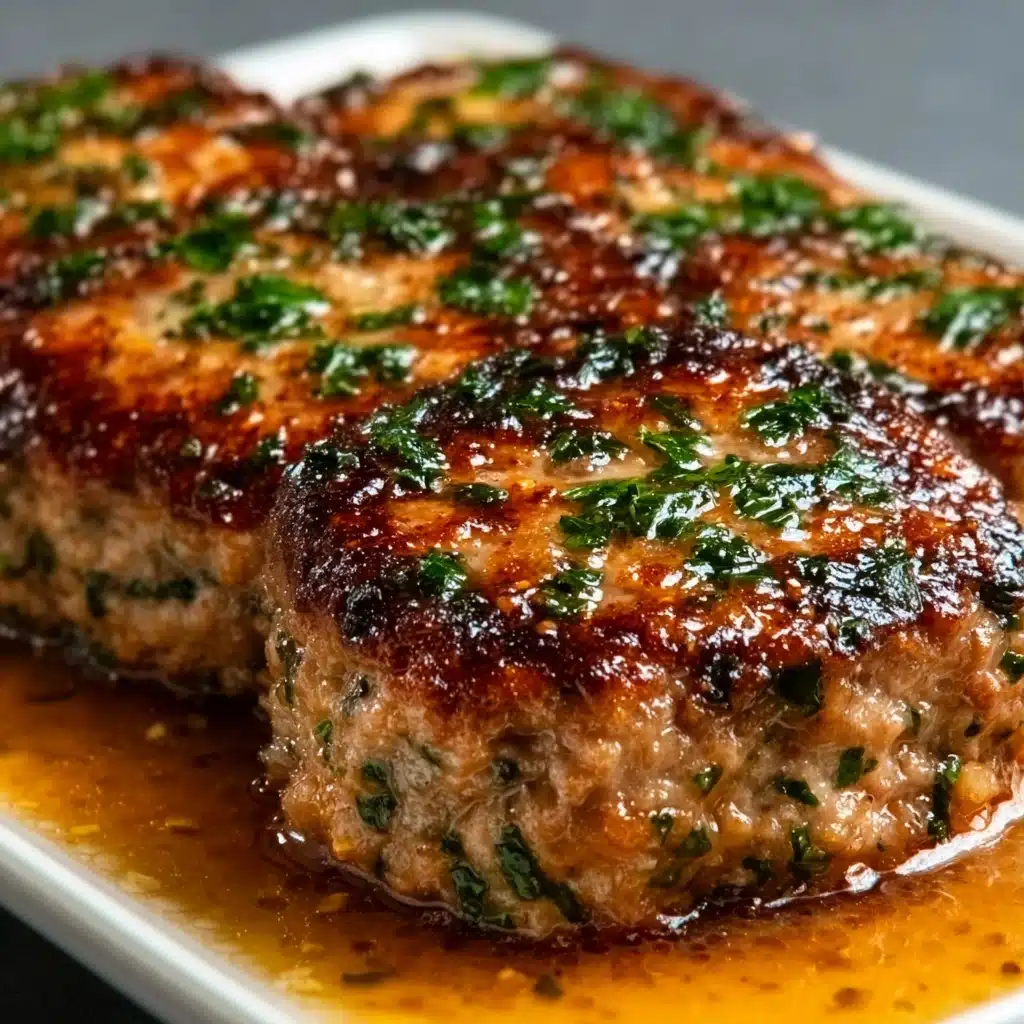 Garlic Parmesan Chicken Meatloaves Recipe - Recipe Image