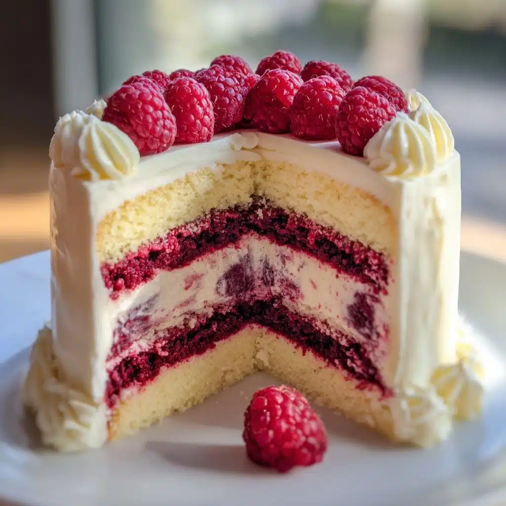 White Chocolate Raspberry Cake Recipe - Recipe Image