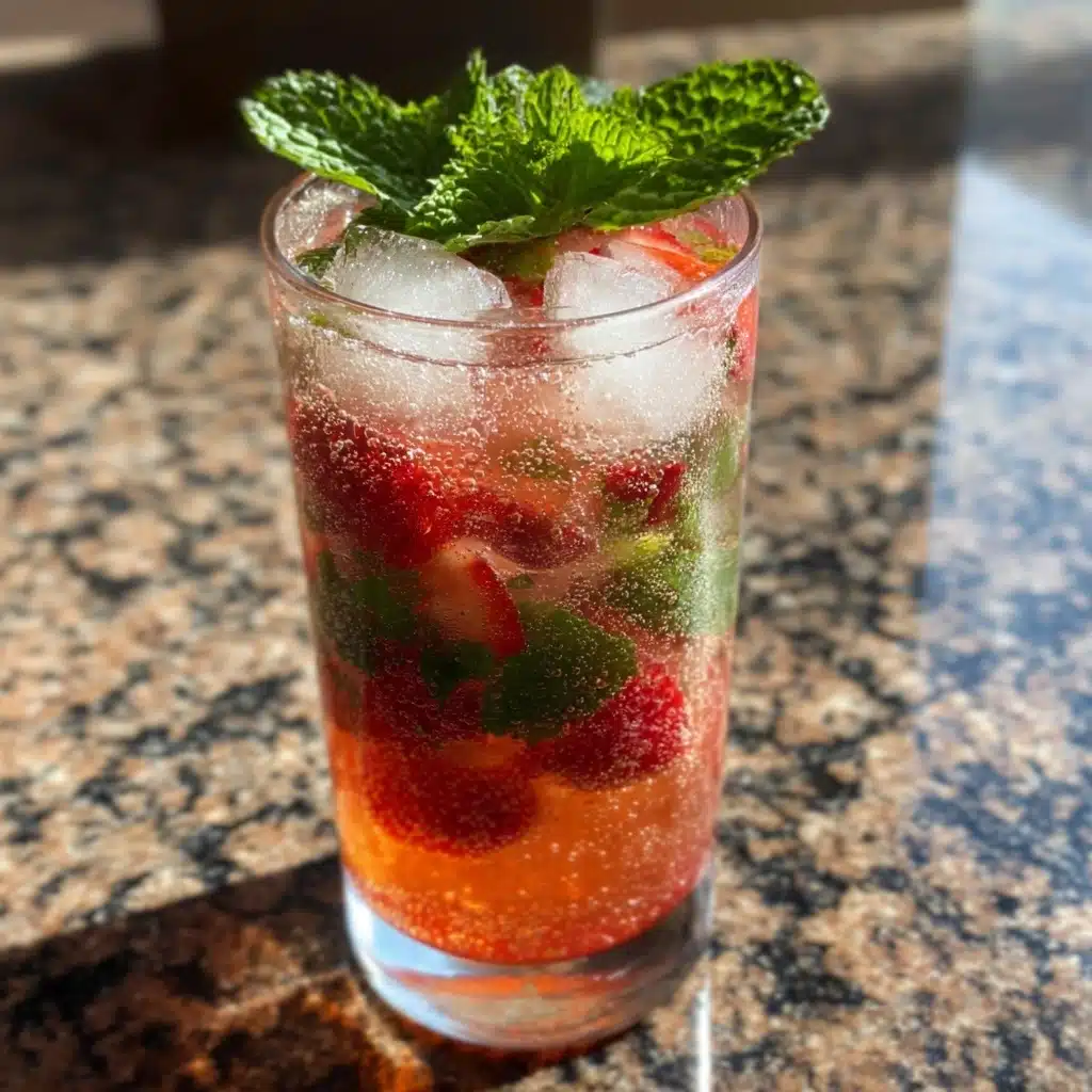 Sparkling Strawberry Lemonade Recipe - Recipe Image