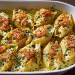 Creamy Seafood Stuffed Shells Recipe
