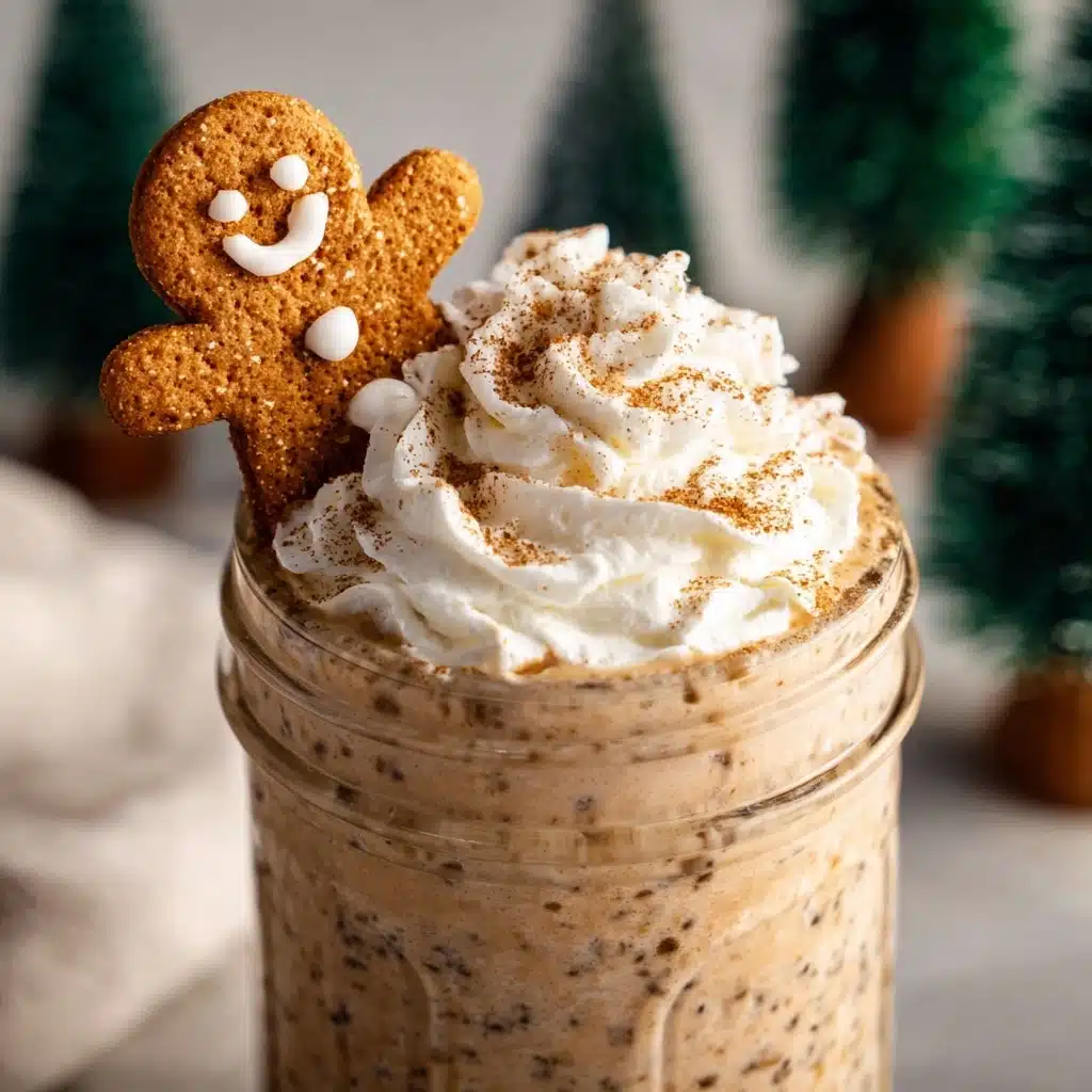 High Protein Gingerbread Overnight Oats Recipe