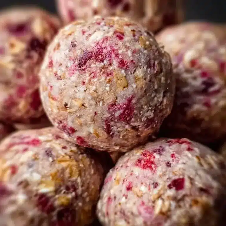 Strawberry Cheesecake Protein Balls Recipe