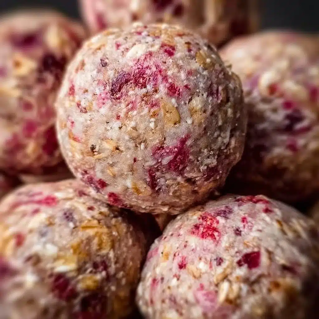 Strawberry Cheesecake Protein Balls Recipe