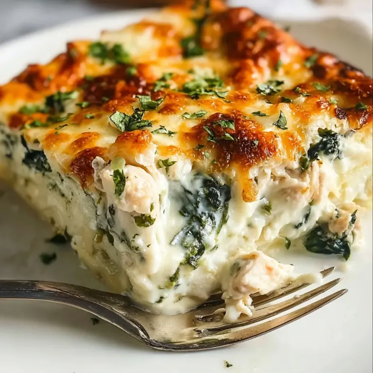 Chicken and Spinach Casserole with Cream Cheese Recipe