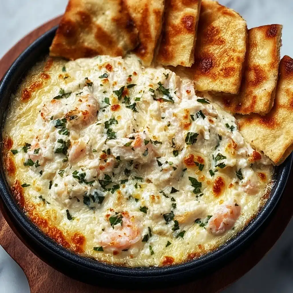 The Best Creamy Shrimp and Crab Spinach Dip Recipe - Recipe Image
