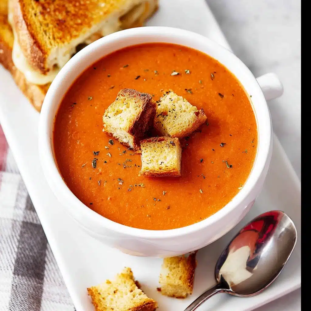Roasted Tomato Basil Soup Recipe