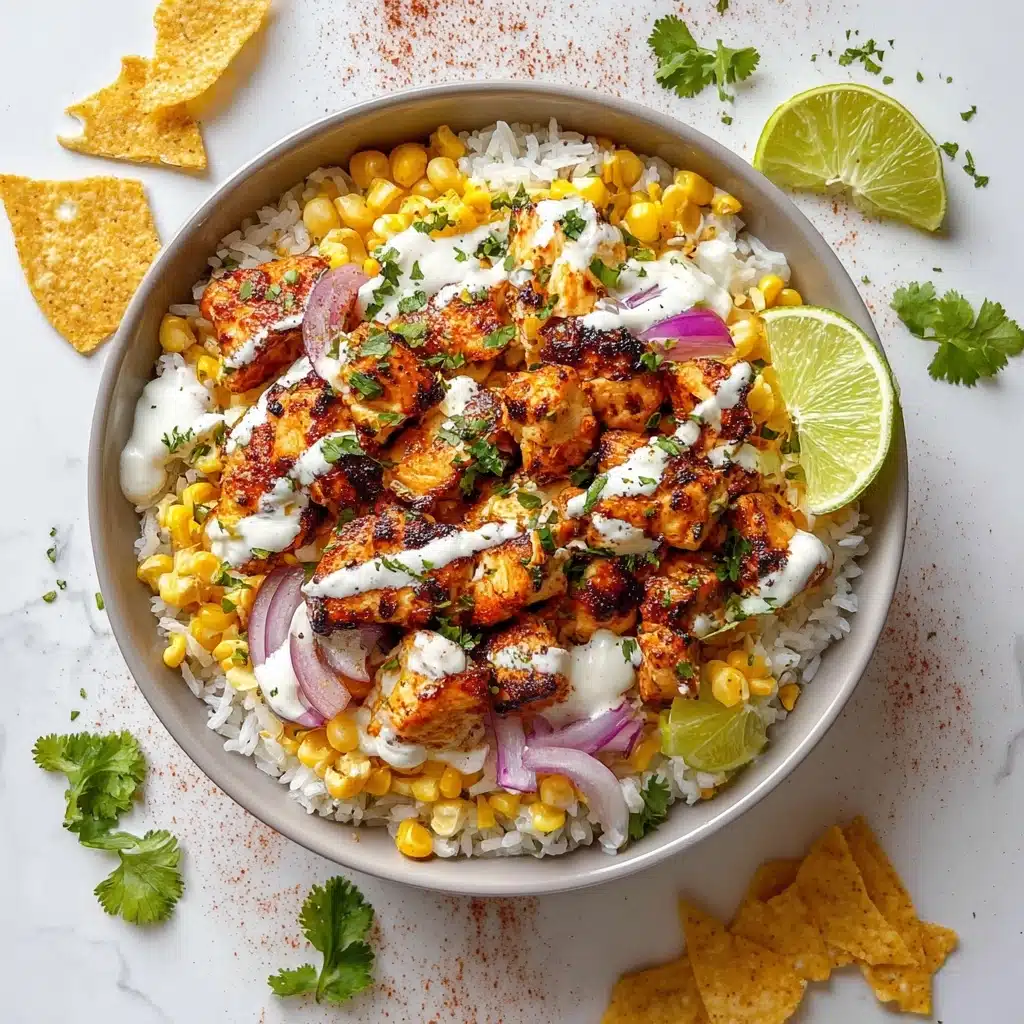 Street Corn Chicken Rice Bowl Recipe