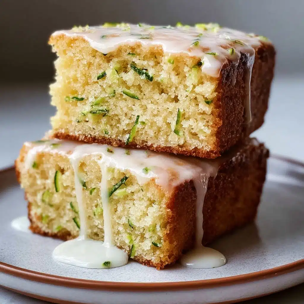 Delicious Lemon Zucchini Bars with Glaze Recipe - Recipe Image