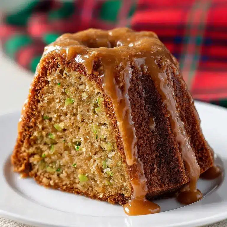 Pecan Zucchini Bundt Cake Recipe