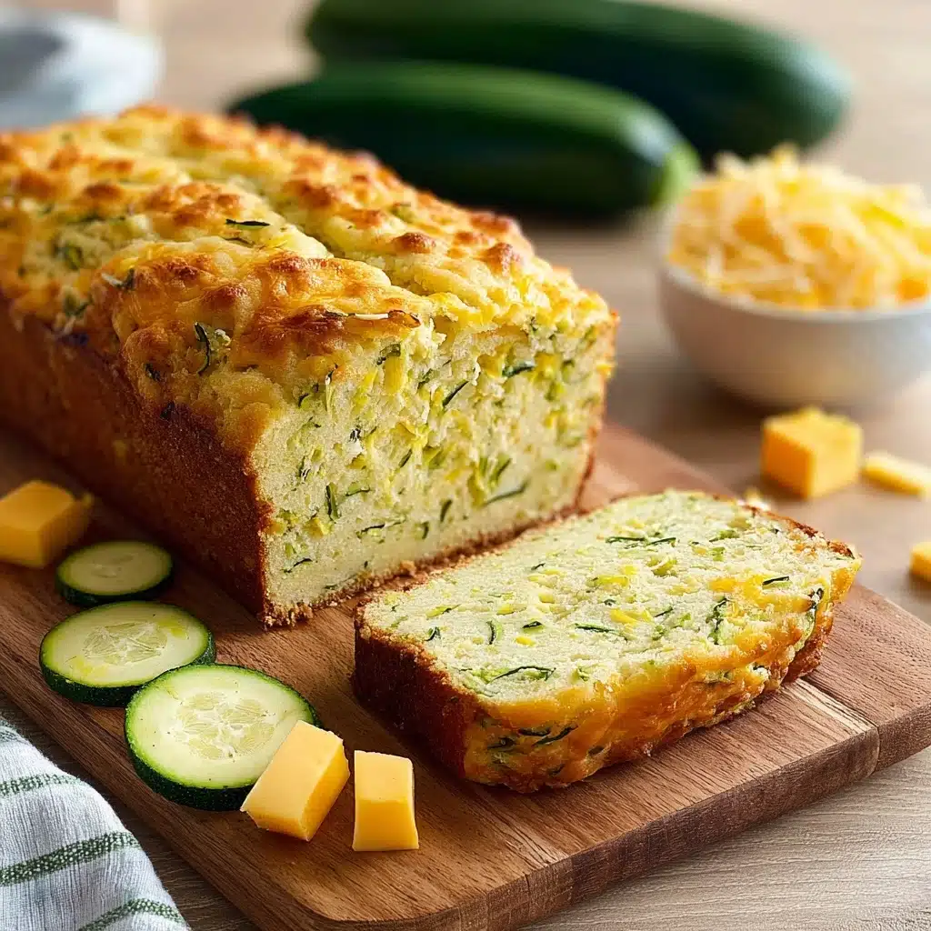 Savory Zucchini Cheddar Quick Bread Recipe