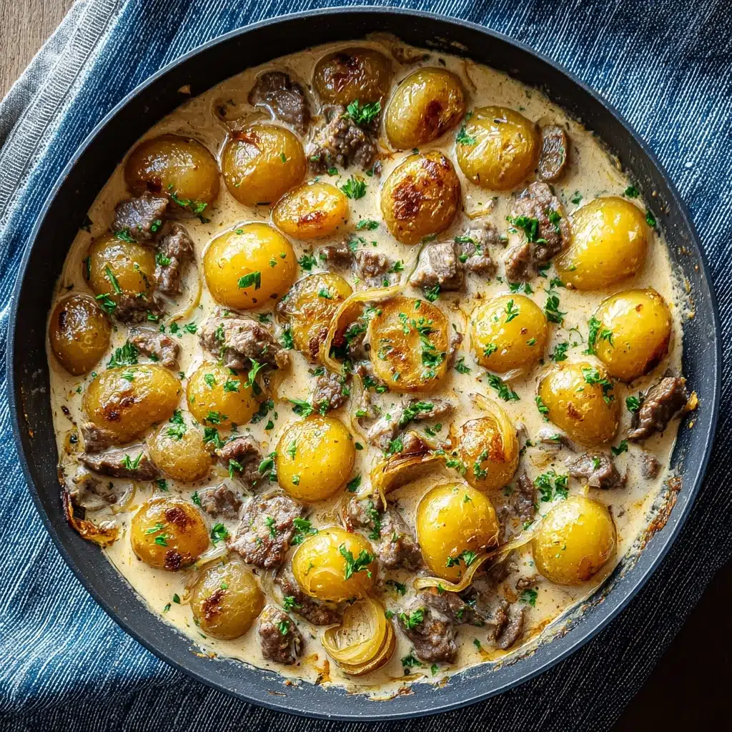 Creamy One-Pot Beef and Potato Casserole Recipe - Recipe Image