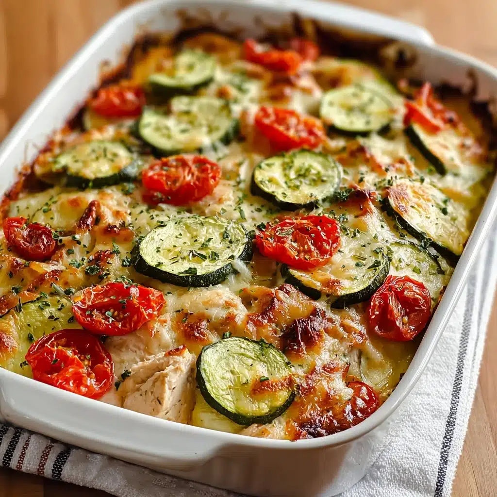 Mediterranean Chicken Zucchini Bake Recipe - Recipe Image