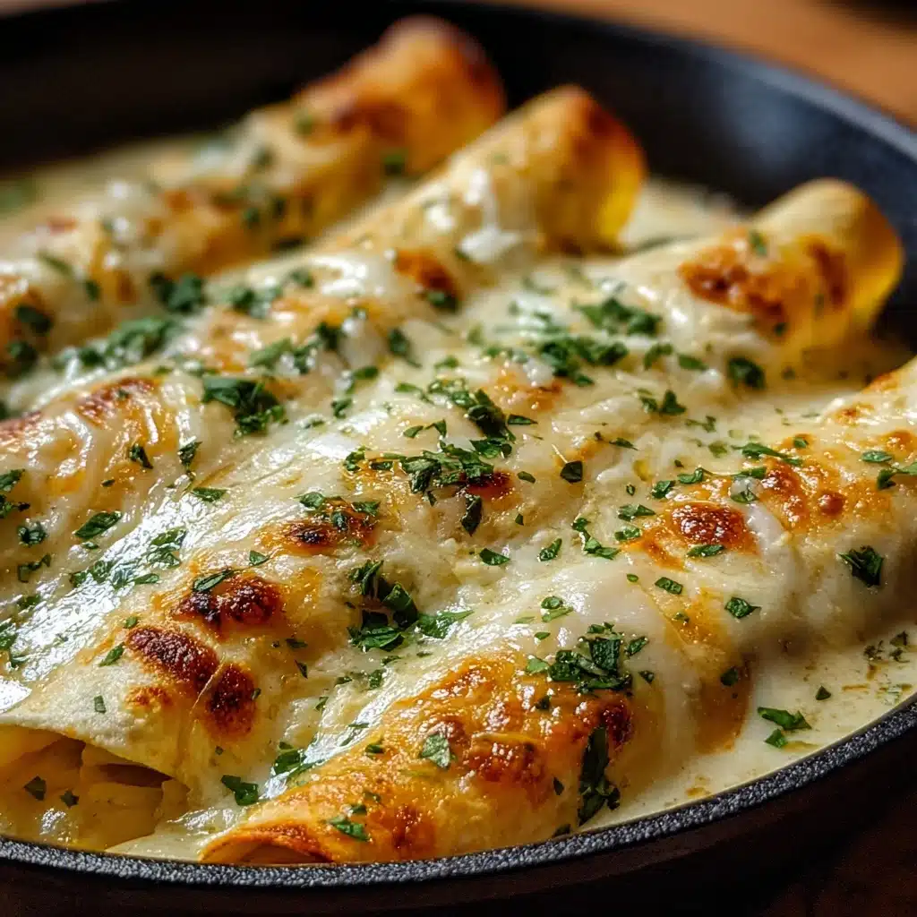 CHICKEN ENCHILADAS WITH SOUR CREAM WHITE SAUCE Recipe - Recipe Image