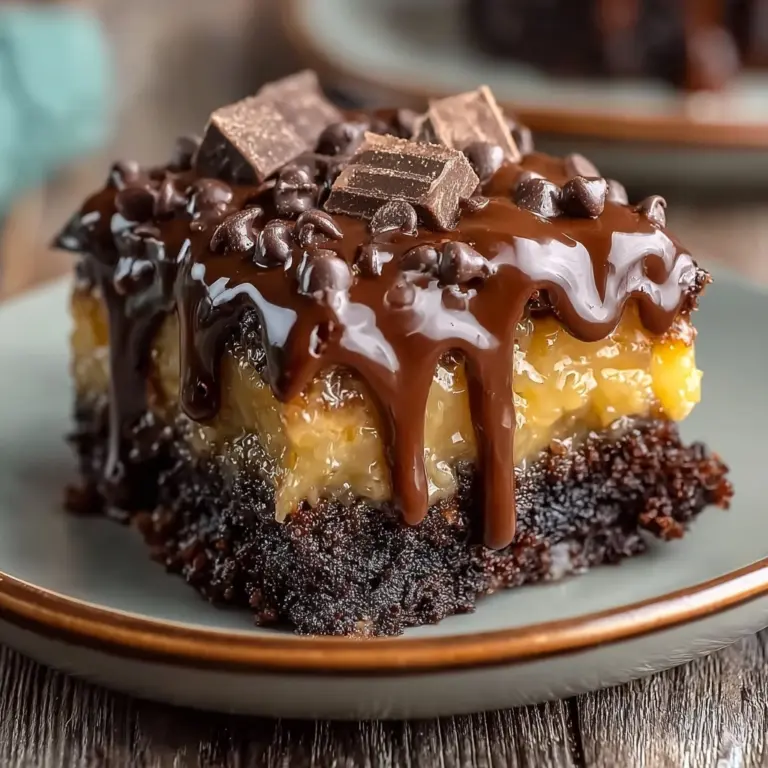 German Chocolate Poke Cake Recipe