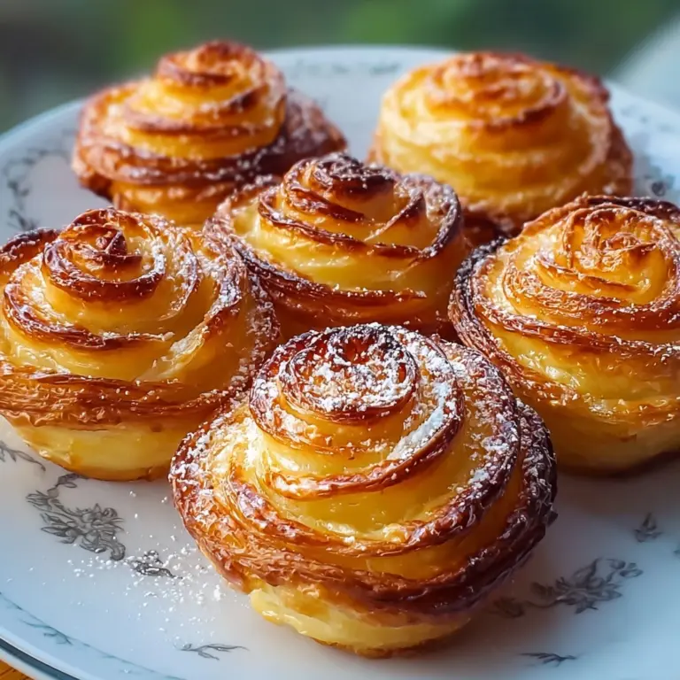 Peach Pie Cruffins Recipe