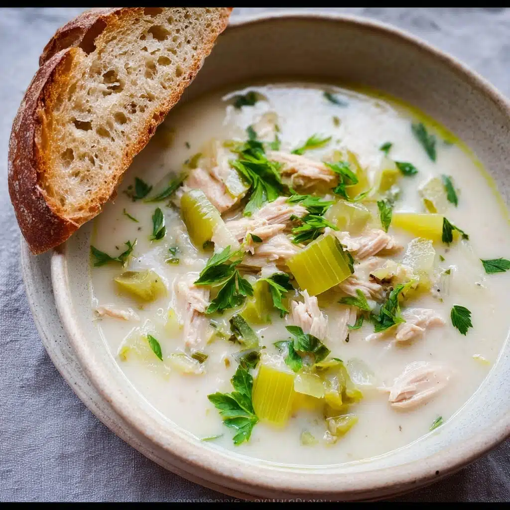 Cream of Chicken & Leek Soup Recipe - Recipe Image