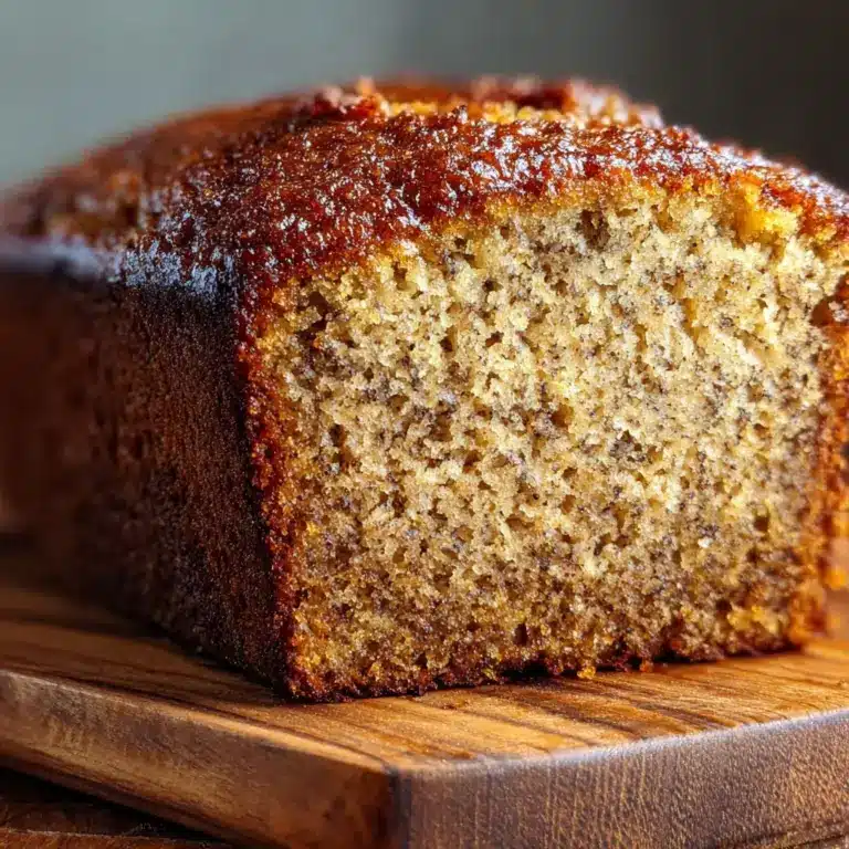Moist Banana Bread Recipe with Brown Sugar Crust Recipe