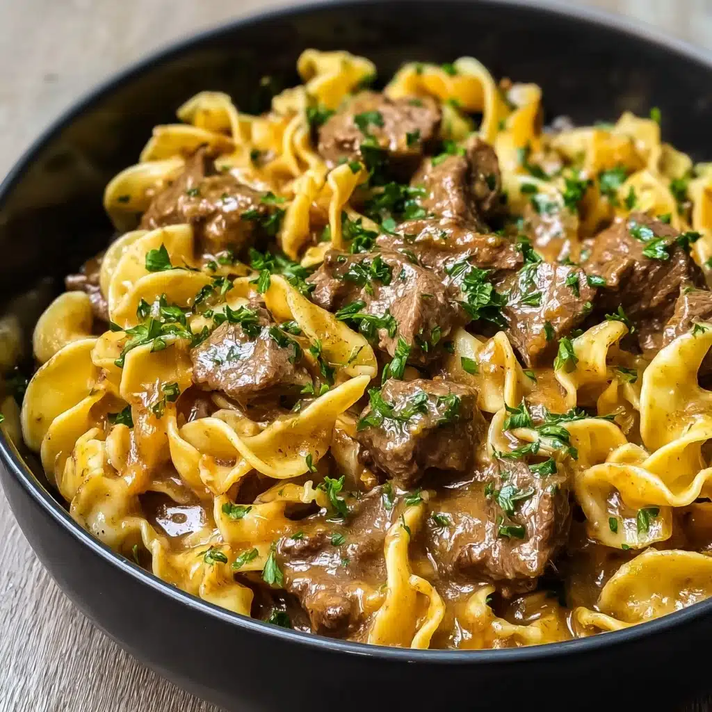 Ground Beef Stroganoff Recipe