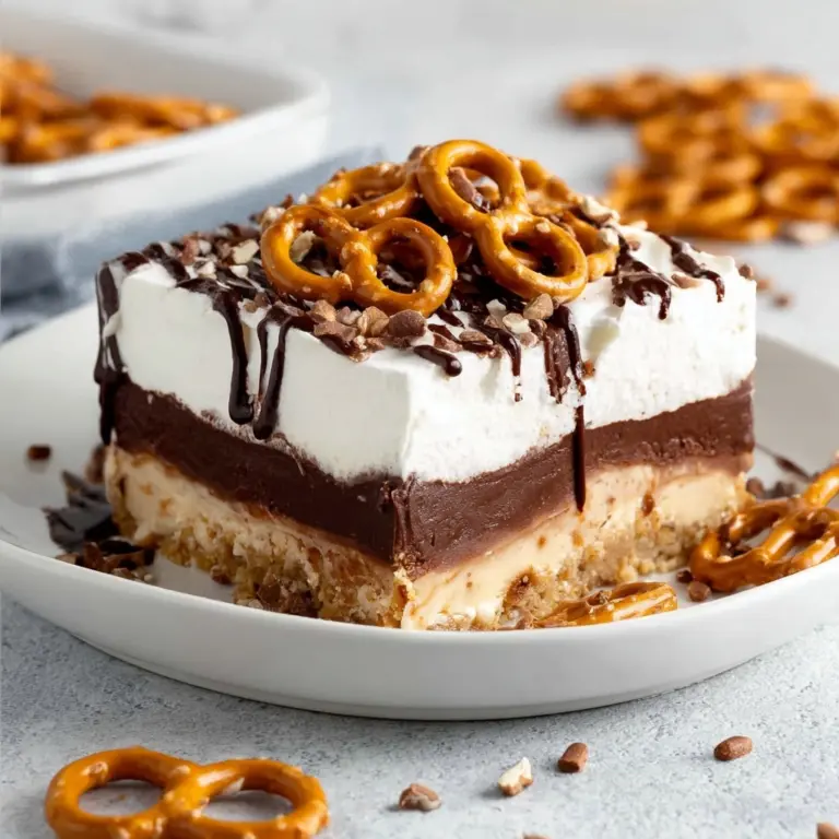 Peanut Butter Pretzel Pie Recipe