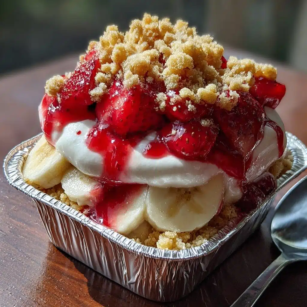 Strawberry Crunch Banana Pudding Recipe