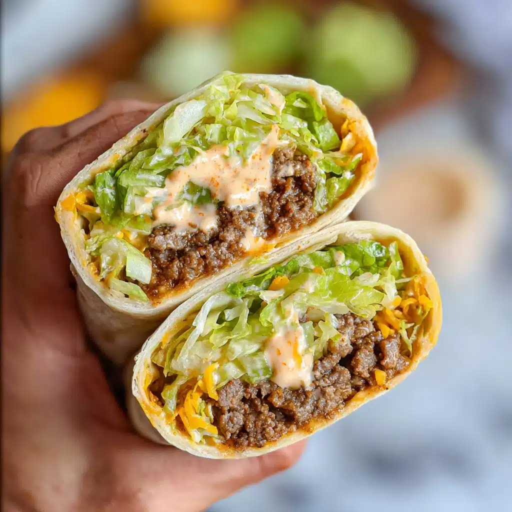Big Mac Wraps Recipe - Recipe Image