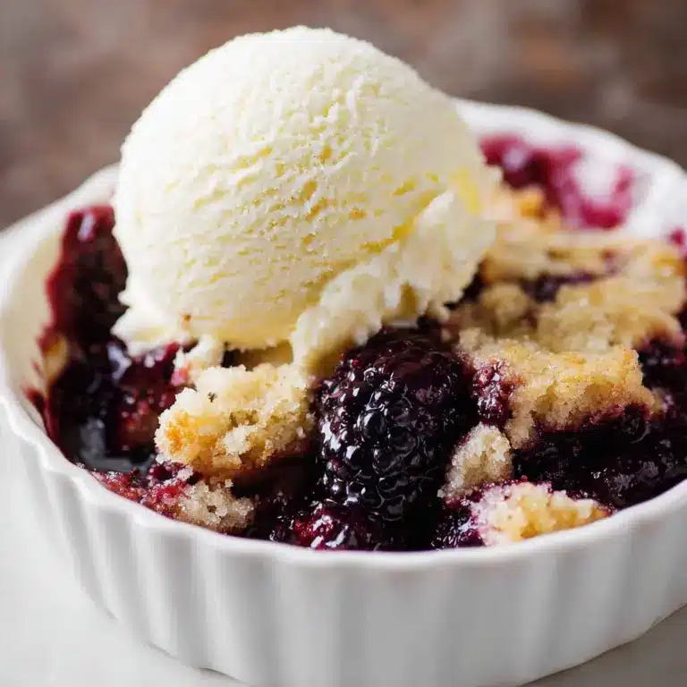 Homemade Blackberry Cobbler Recipe