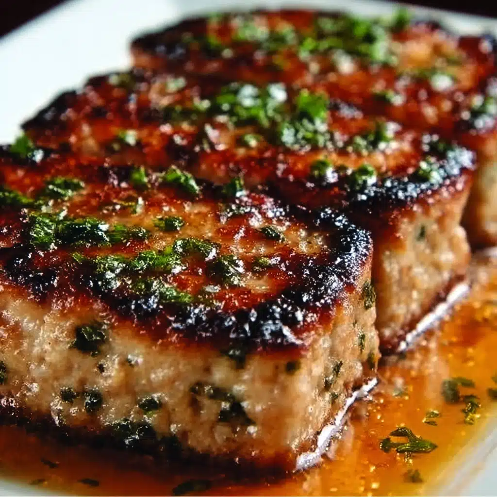 Garlic Parmesan Chicken Meatloaves Recipe - Recipe Image