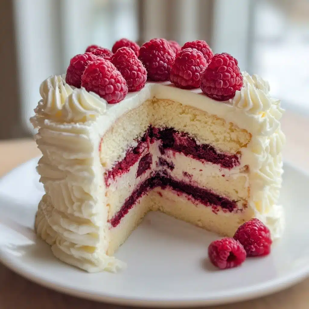 White Chocolate Raspberry Cake Recipe - Recipe Image
