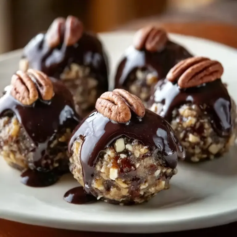 No Bake Pecan Pie Balls Recipe