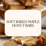 Soft Baked Maple Donut Bars Recipe