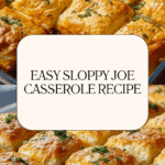 Sloppy Joe Casserole Recipe
