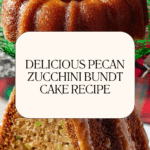 Pecan Zucchini Bundt Cake Recipe